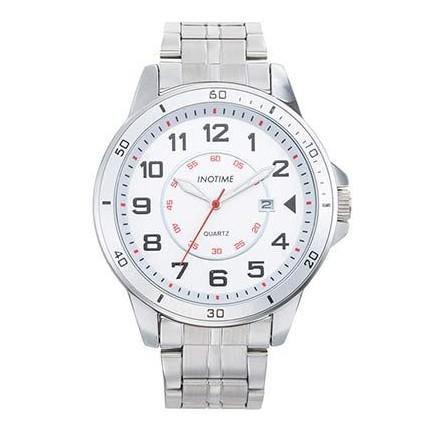 Montre homme acier pas cher étanche avec bracelet argenté