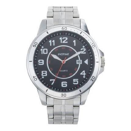 Montre homme pas cher en acier étanche 50 mètres avec affichage de la date