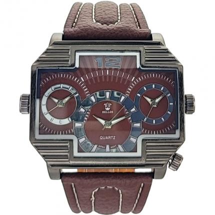 Grosse montre homme avec triple cadran