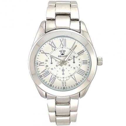 Montre acier homme chiffres romains